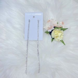 Crystal drop earrings